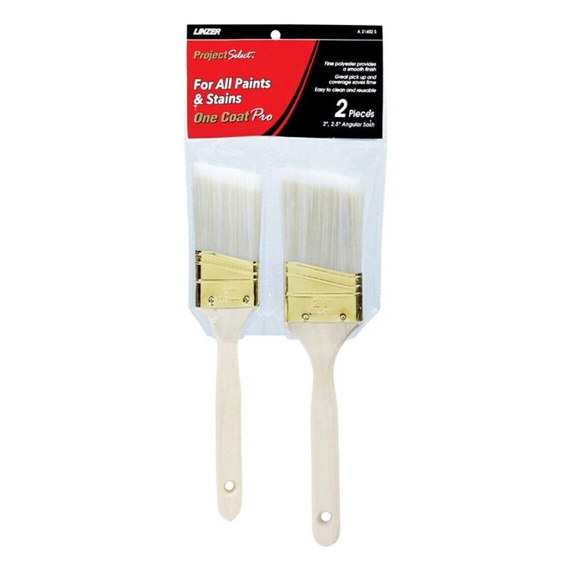 LINZER - Linzer Project Select 2 and 2-1/2 in. Angle Paint Brush Set