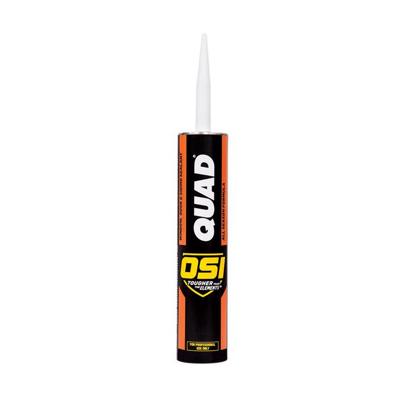 OSI - OSI Quad Black Elastomeric Polymers Door/Siding/ Window Sealant 10 oz - Case of 12