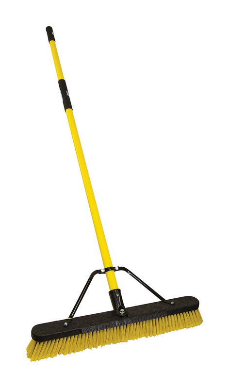 JOBSITE - Quickie Jobsite Polypropylene 24 in. Multi-Surface Push Broom