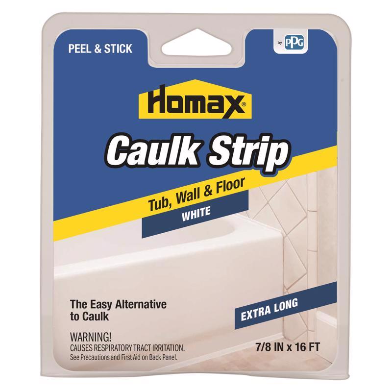 HOMAX - Homax White Silicone Caulk Strips 7/8 in. x 16 ft. - Case of 4