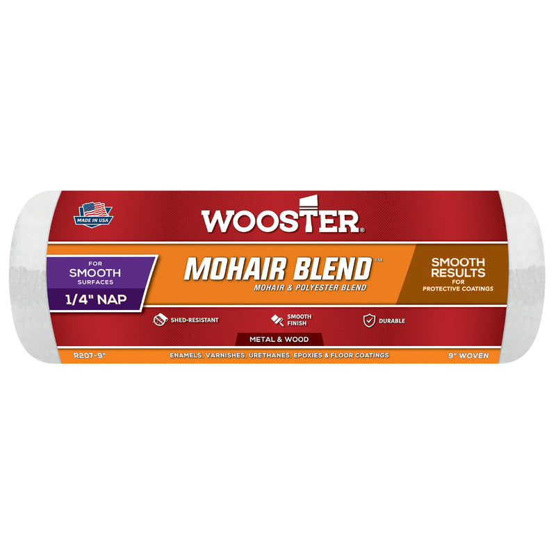 WOOSTER - Wooster Mohair Blend 9 in. W X 1/4 in. Regular Paint Roller Cover 1 pk - Case of 12