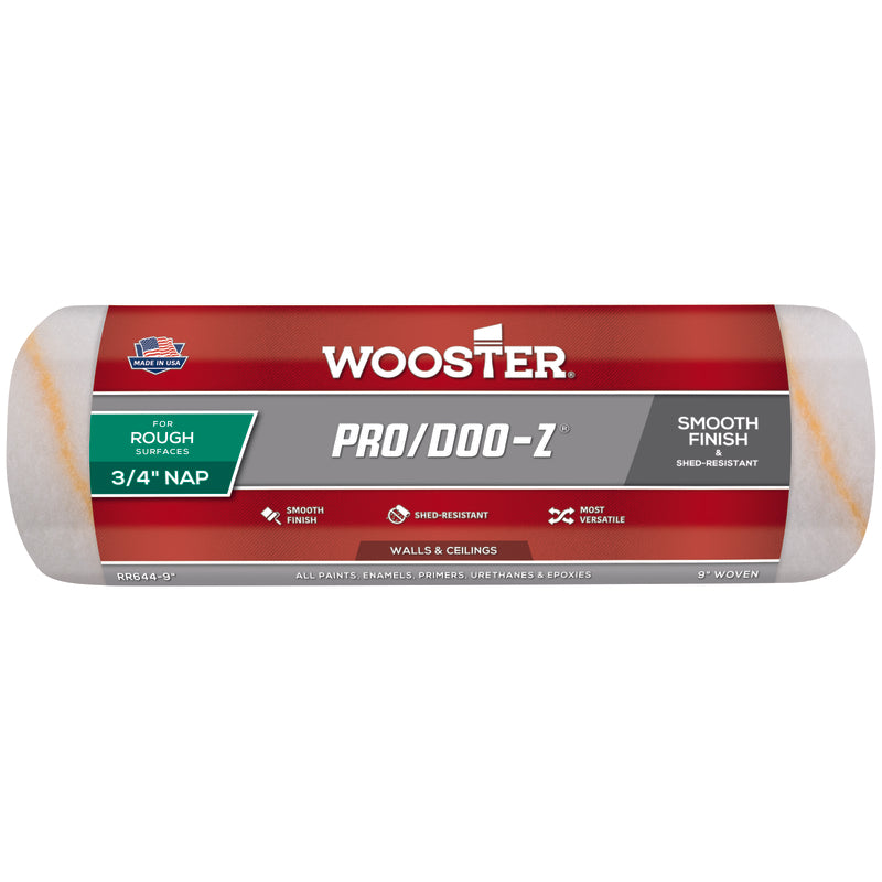 WOOSTER - Wooster Pro/Doo-Z Woven Fabric 9 in. W X 3/4 in. Regular Paint Roller Cover 1 pk - Case of 12