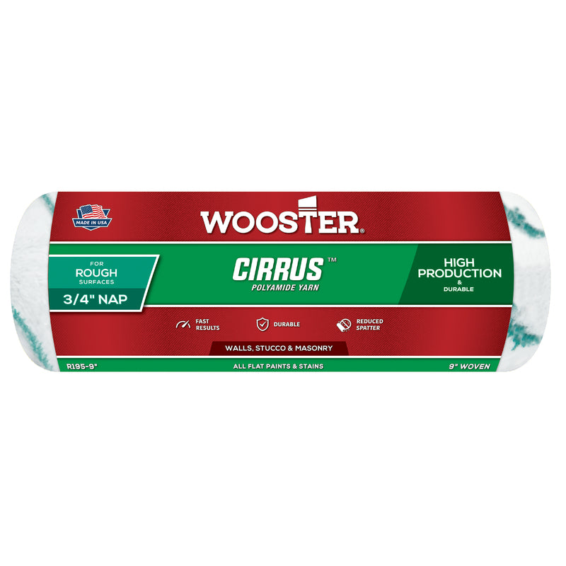 WOOSTER - Wooster Cirrus Yarn 9 in. W X 3/4 in. Regular Paint Roller Cover 1 pk