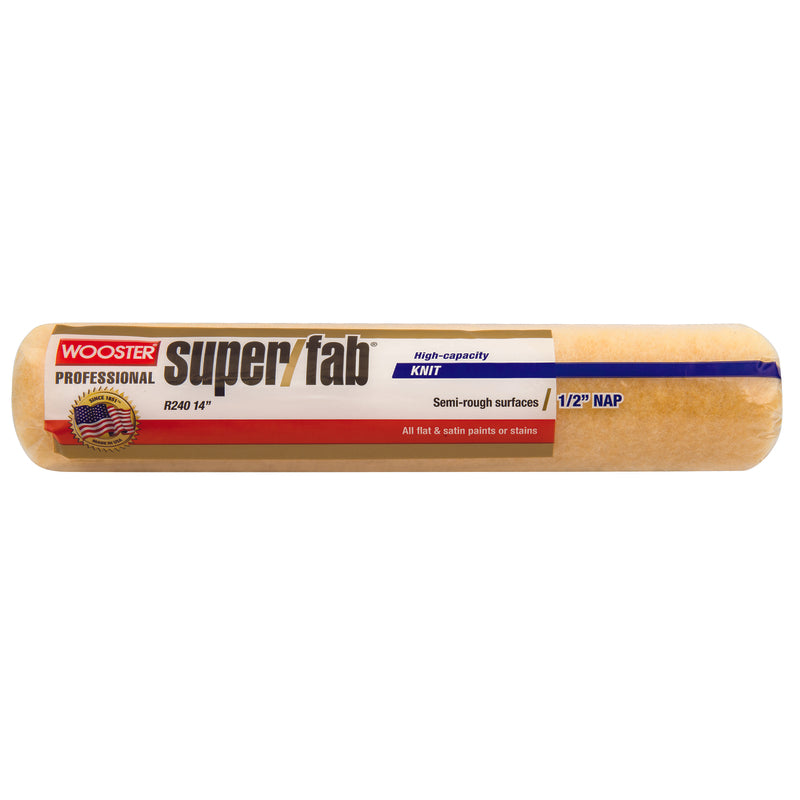 WOOSTER - Wooster Super/Fab Knit 14 in. W X 1/2 in. Regular Paint Roller Cover 1 pk