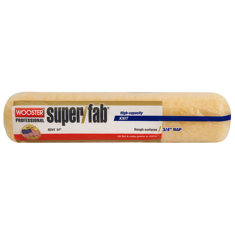 WOOSTER - Wooster Super/Fab Knit 14 in. W X 3/4 in. Regular Paint Roller Cover 1 pk