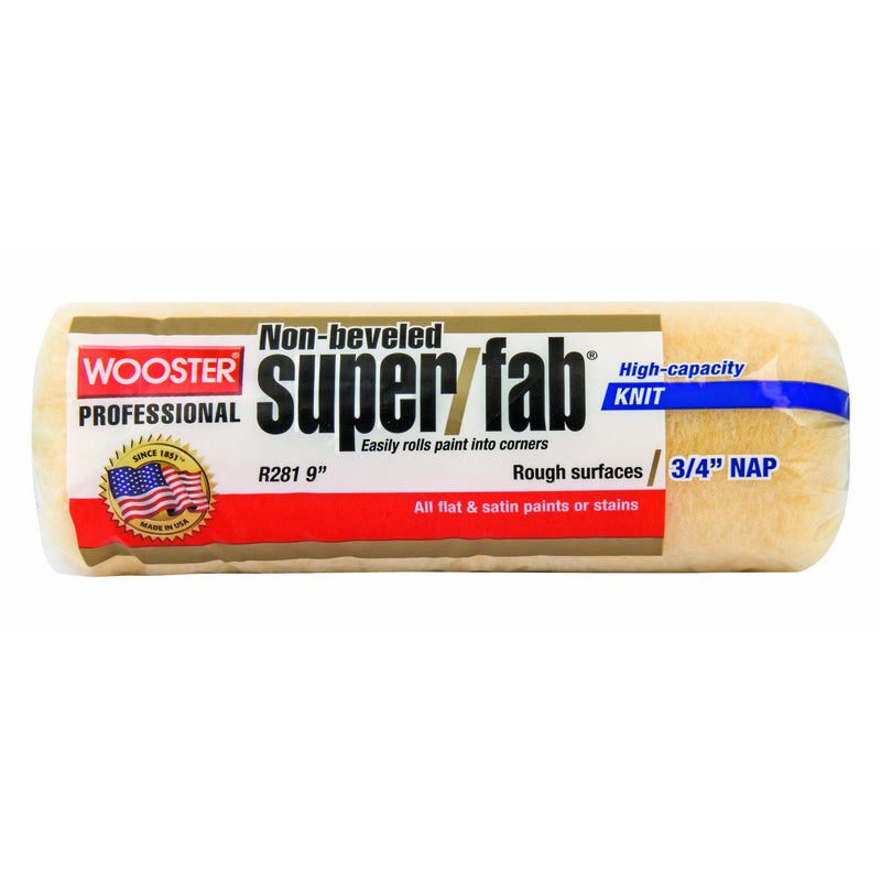 WOOSTER - Wooster Super/Fab Knit 9 in. W X 3/4 in. Regular Paint Roller Cover 1 pk [R281-9]