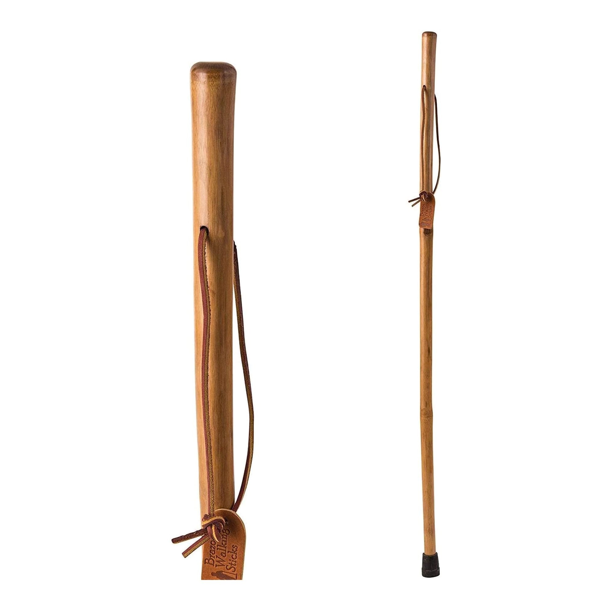 Mabis Healthcare - Walking Stick Brazos™ Free Form Wood 58 Inch Height Red Bamboo [1/EA]