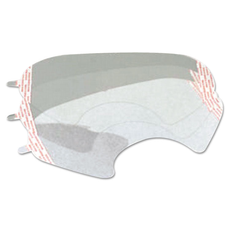 3M - 6000 Series Full-Facepiece Respirator-Mask Faceshield Cover, Clear