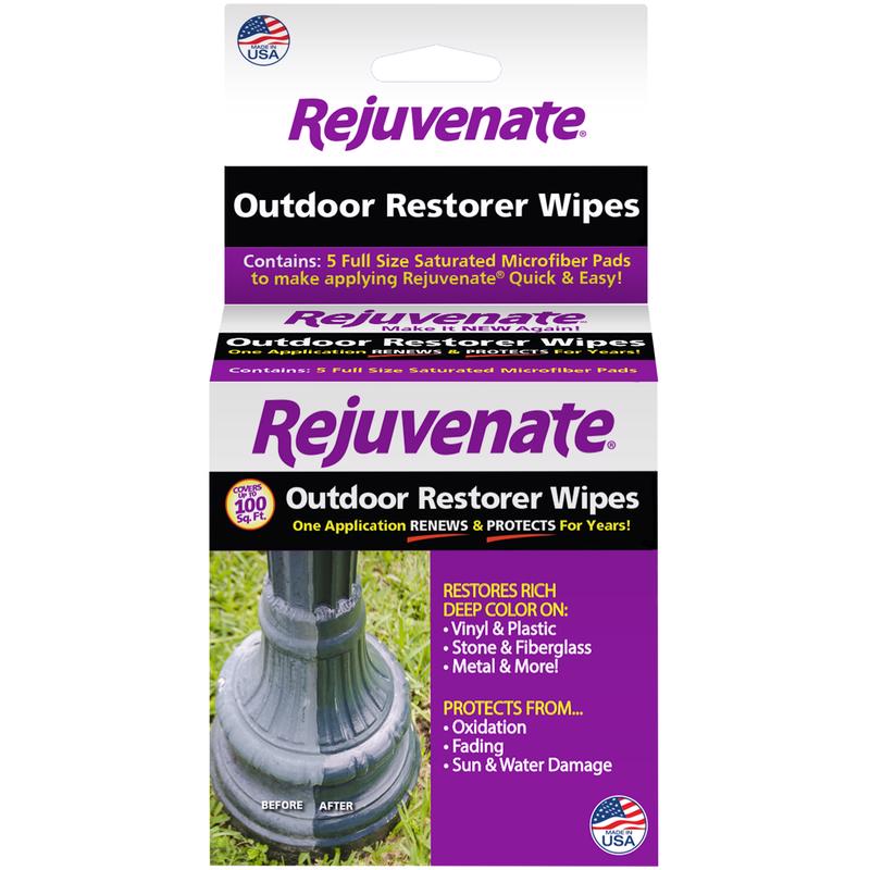 REJUVENATE - Rejuvenate Microfiber Restorer Wipe 4 in. W X 4 in. L 5 pk