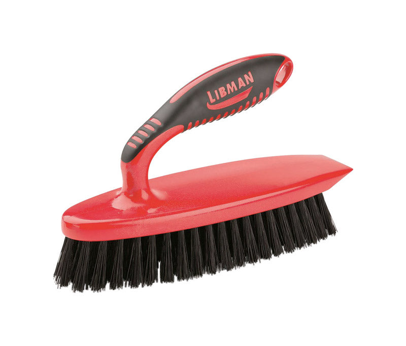 LIBMAN - Libman 2.75 in. W Medium Bristle 5 in. Plastic/Rubber Handle Scrub Brush - Case of 6