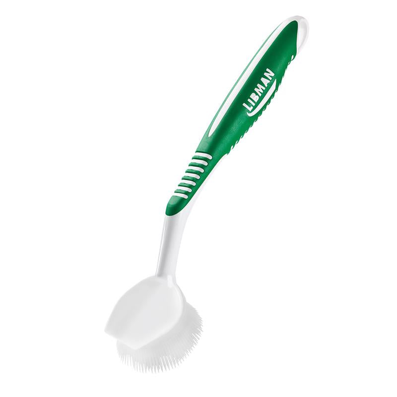 LIBMAN - Libman 2.25 in. W Soft Bristle 9 in. Sanoprene Handle Dish Brush - Case of 6