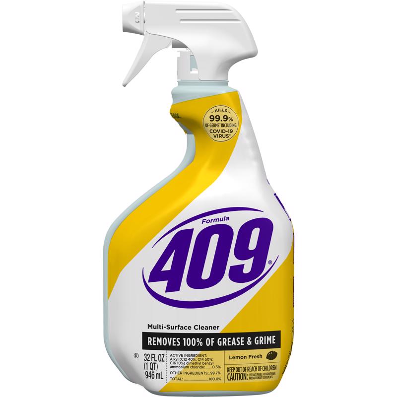 FORMULA 409 - Formula 409 Lemon Scent Multi-Surface Cleaner Liquid 32 oz - Case of 9