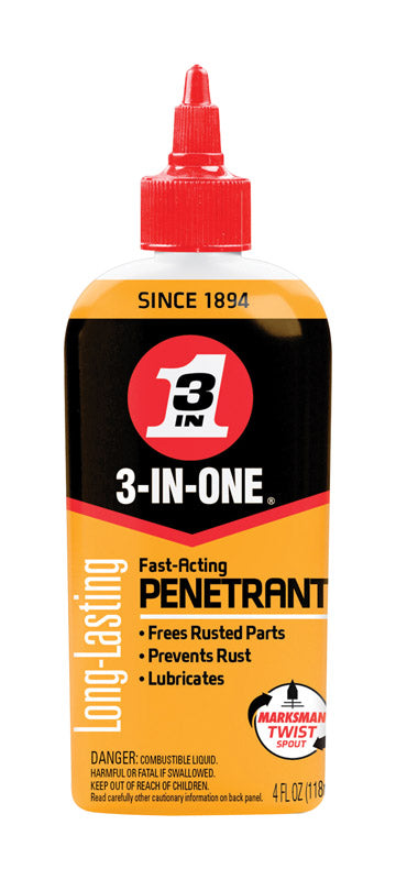 WD-40 - 3-IN-ONE Oil Penetrating Oil 4 oz 1 pk