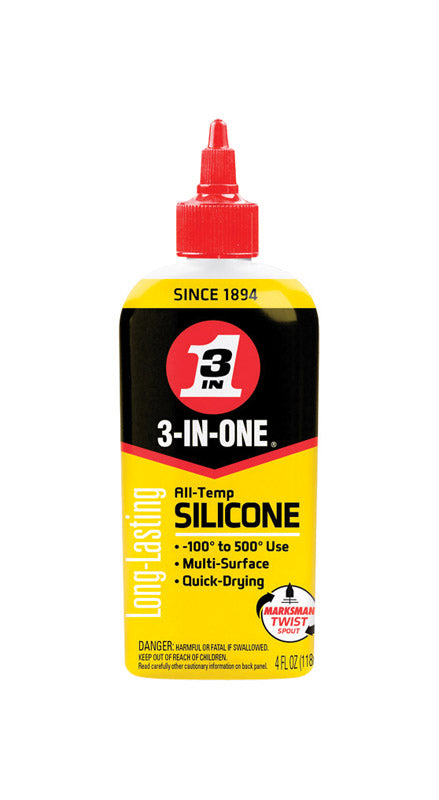 WD-40 - 3-IN-ONE Silicone Lubricant 4 oz