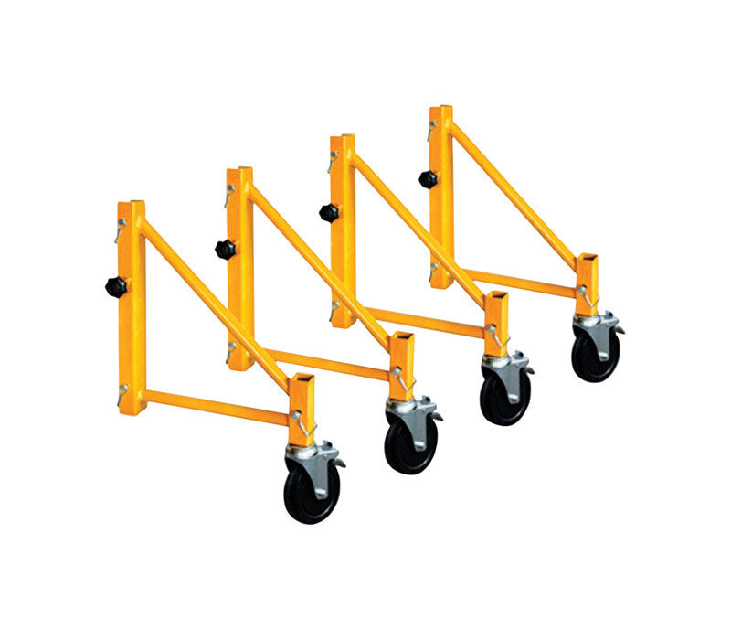 METALTECH - Metaltech Steel Black/Yellow Scaffold Outrigger 4 pk