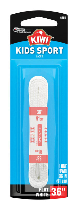 KIWI - Kiwi Sport 36 in. White Shoe Laces