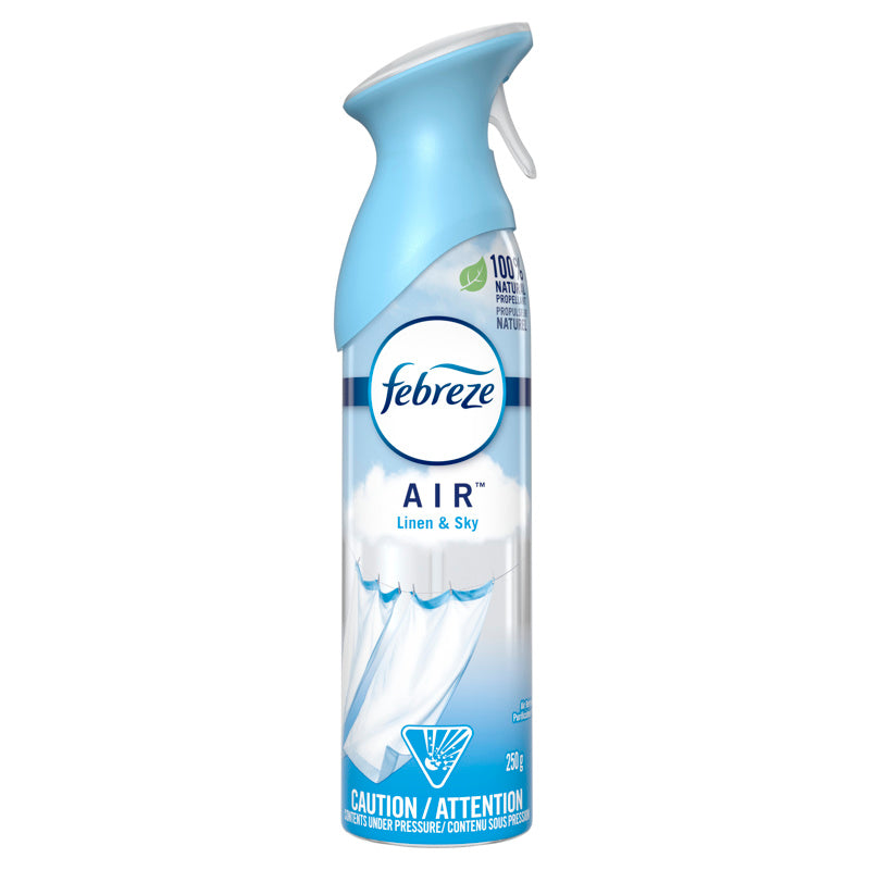 FEBREZE - Febreze Air Effects Linen and Sky Scent Air Freshener 8.8 oz Aerosol - Case of 6