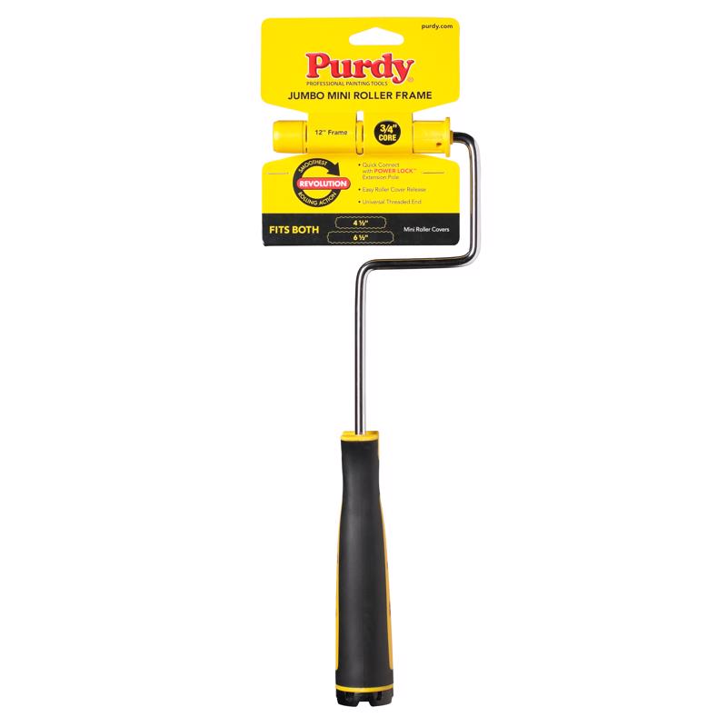 PURDY - Purdy Revolution 4-1/2 - 6-1/2 in. W Jumbo Mini Paint Roller Frame Threaded End