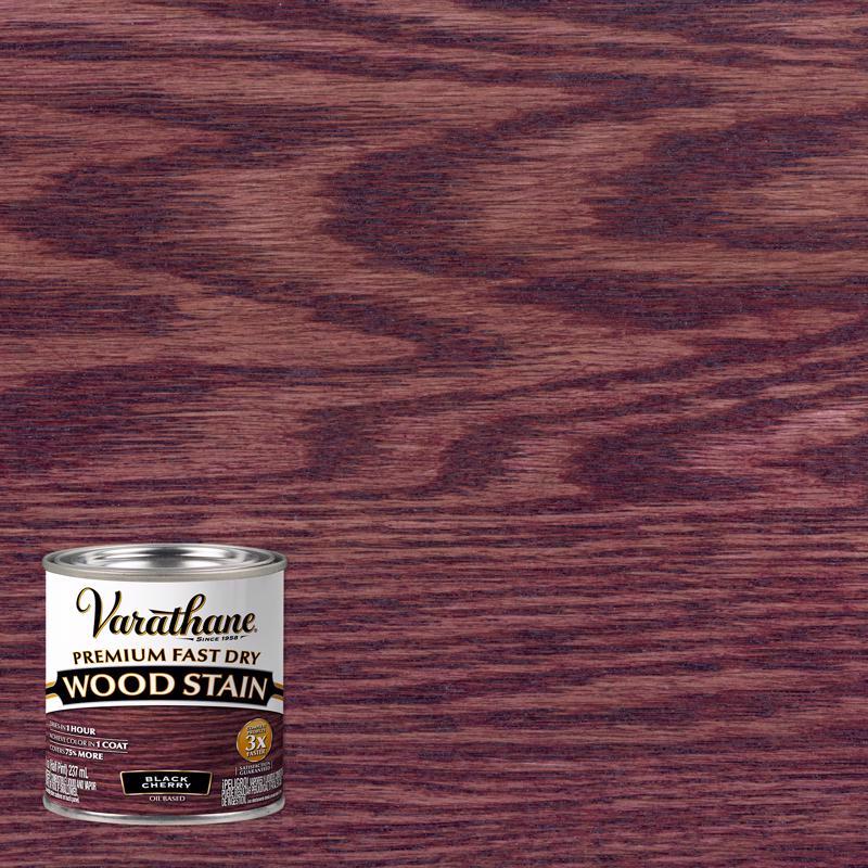 VARATHANE - Varathane Premium Black Cherry Oil-Based Fast Dry Wood Stain 0.5 pt