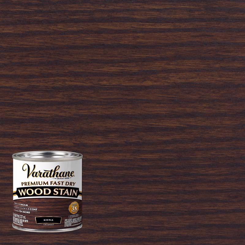 VARATHANE - Varathane Premium Kona Oil-Based Fast Dry Wood Stain 0.5 pt