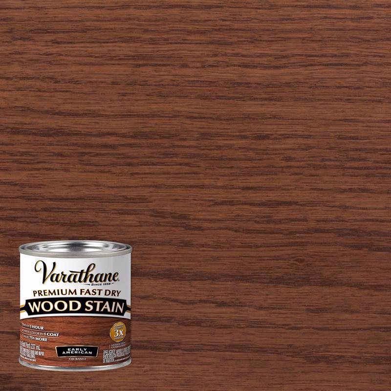 VARATHANE - Varathane Premium Early American Oil-Based Fast Dry Wood Stain 0.5 pt