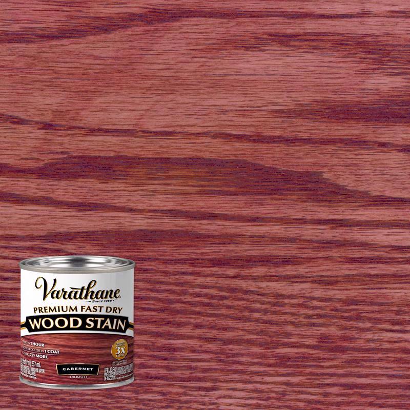 VARATHANE - Varathane Premium Cabernet Oil-Based Fast Dry Wood Stain 0.5 pt