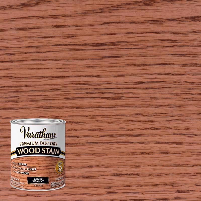 VARATHANE - Varathane Premium Light Walnut Oil-Based Fast Dry Wood Stain 1 qt