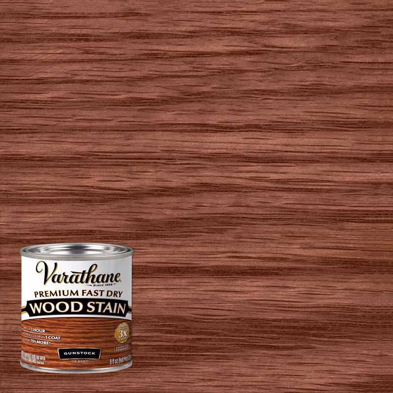 VARATHANE - Varathane Premium Gunstock Oil-Based Fast Dry Wood Stain 0.5 pt