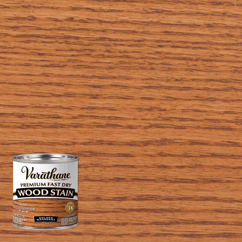 VARATHANE - Varathane Premium Golden Mahogany Oil-Based Fast Dry Wood Stain 0.5 pt - Case of 4