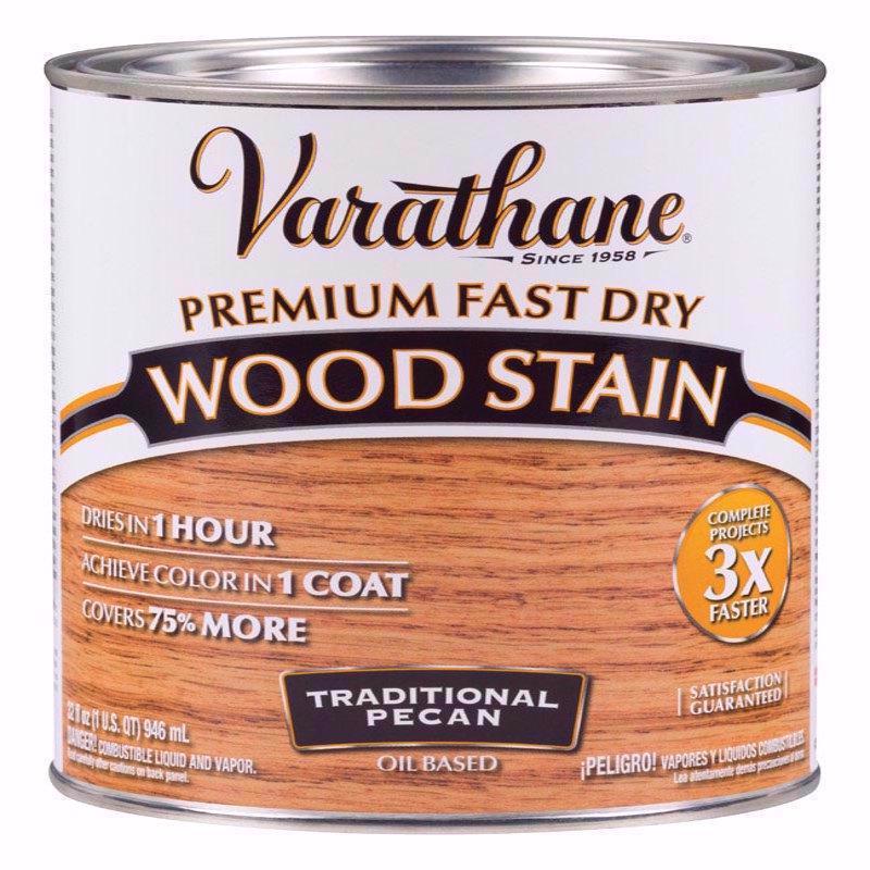 VARATHANE - Varathane Premium Traditional Pecan Oil-Based Fast Dry Wood Stain 1 qt