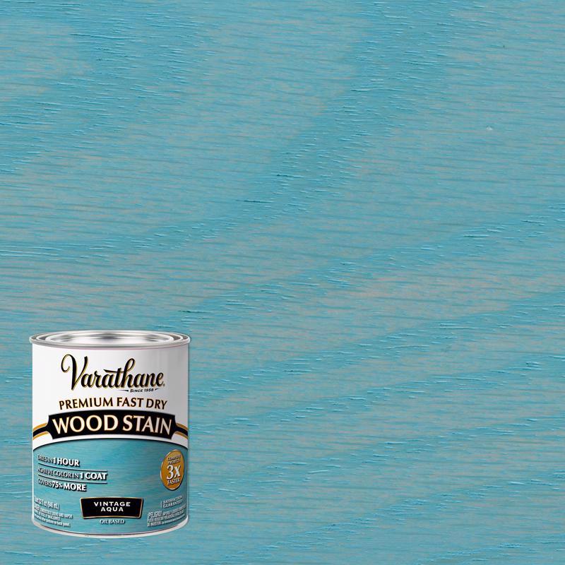 VARATHANE - Varathane Premium Vintage Aqua Oil-Based Fast Dry Wood Stain 1 qt