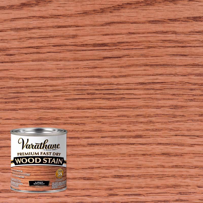 VARATHANE - Varathane Premium Light Walnut Oil-Based Fast Dry Wood Stain 0.5 pt