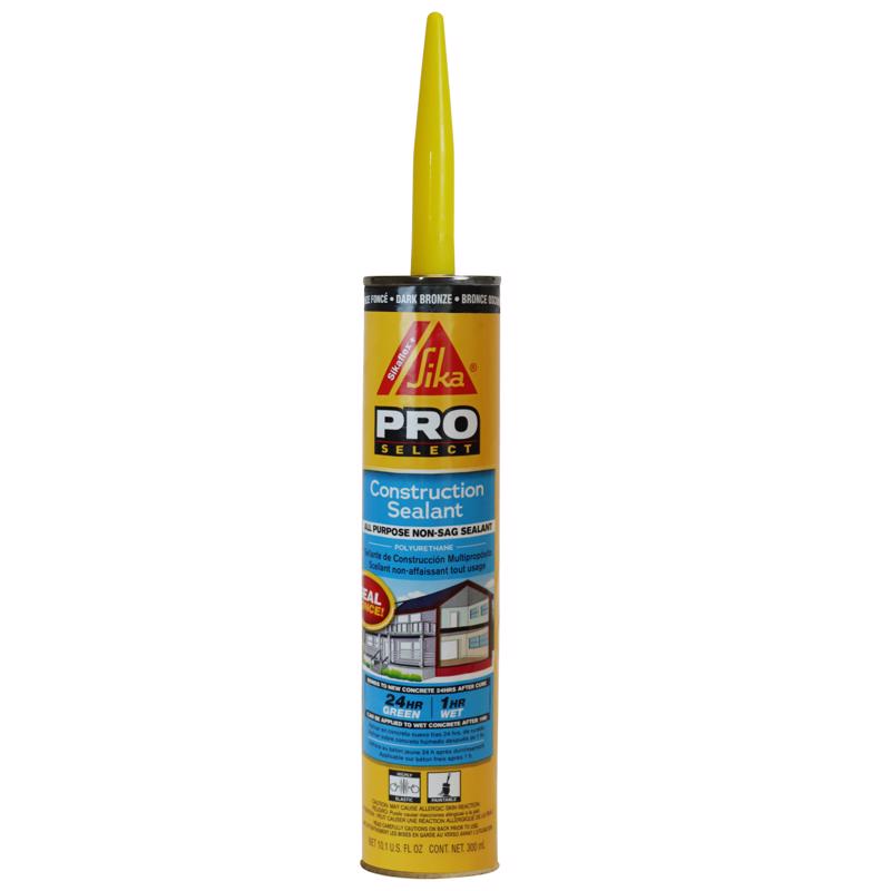 SIKA - Sika Pro Select Dark Bronze Polyurethane Construction Caulk Sealant 10.1 oz - Case of 12