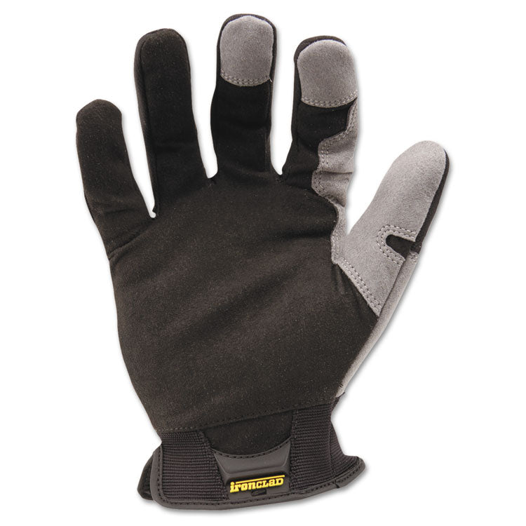 Ironclad - Workforce Glove, Large, Gray/Black, Pair