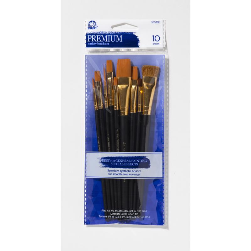 PLAID - Plaid FolkArt Flat Paint Brush Set