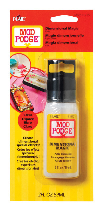 MOD PODGE - Mod Podge High Strength Glue Clear Glue 2 oz - Case of 3