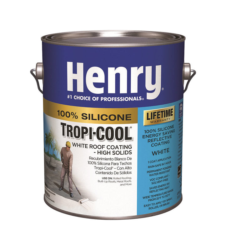 HENRY - Henry Tropi-Cool White Silicone Roof Coating 0.9 gal