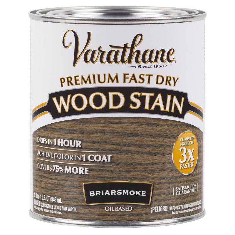 VARATHANE - Varathane Semi-Transparent Gloss Briarsmoke Oil-Based Urethane Modified Alkyd Wood Stain 1 qt