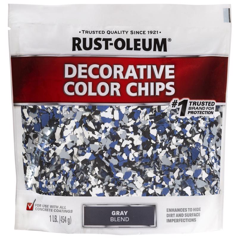 RUST-OLEUM - Rust-Oleum EpoxyShield Indoor and Outdoor Gray Blend Decorative Color Chips 1 lb