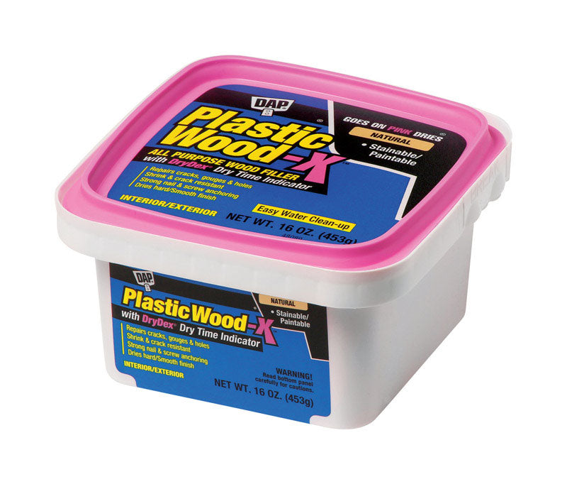 DAP - DAP Plastic Wood-X Natural Wood Filler 16 oz