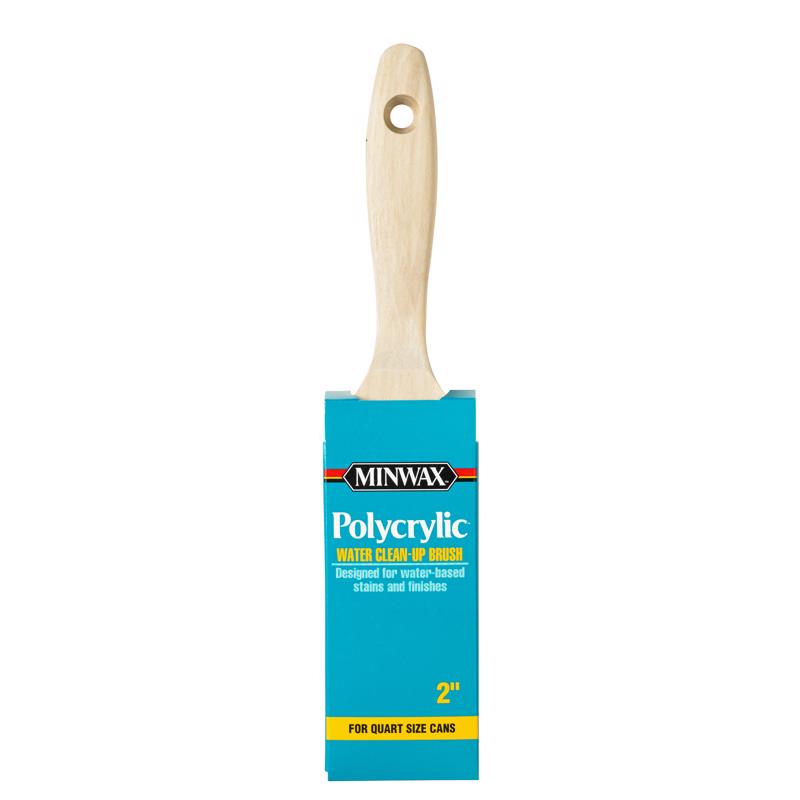 MINWAX - Minwax Polycrylic 2 in. Flat Stain Brush