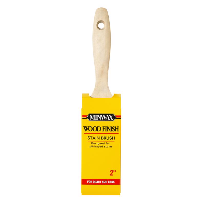 MINWAX - Minwax Wood Finish 2 in. Flat Stain Brush