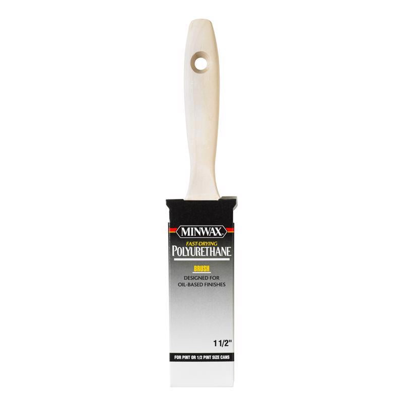 MINWAX - Minwax Polyurethane 1-1/2 in. Flat Varnish Brush