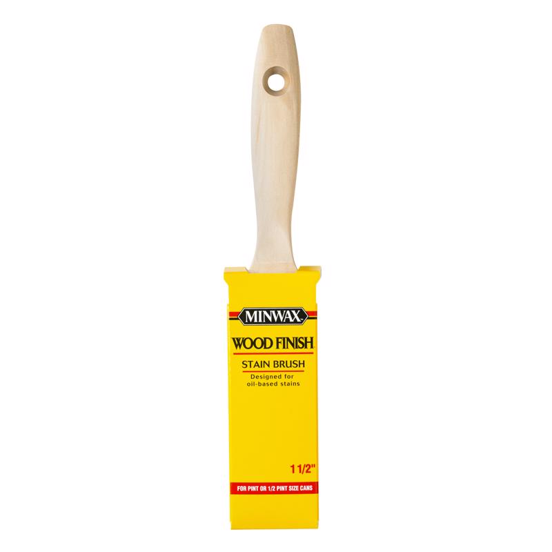 MINWAX - Minwax Wood Finish 1-1/2 in. Flat Stain Brush