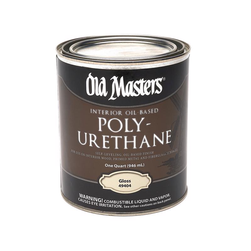 OLD MASTERS - Old Masters Gloss Clear Oil-Based Polyurethane 1 qt - Case of 4