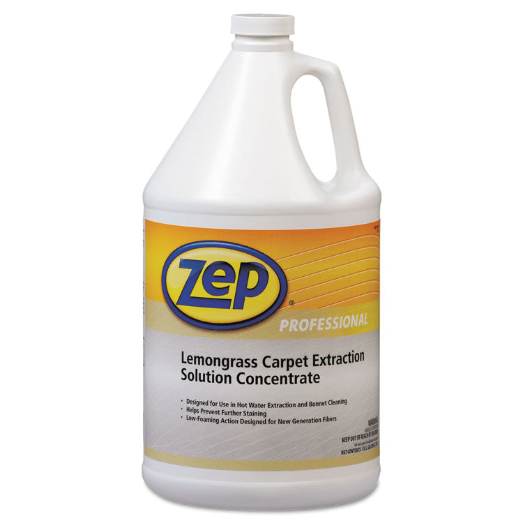 Zep Professional - Carpet Extraction Cleaner, Lemongrass, 1gal Bottle