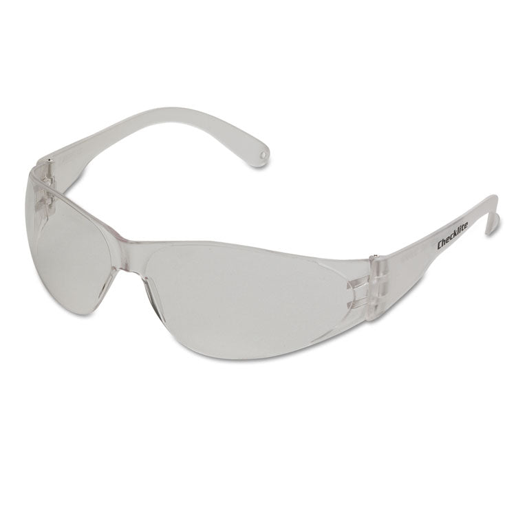 MCR Safety - Checklite Safety Glasses, Clear Frame, Anti-Fog Lens