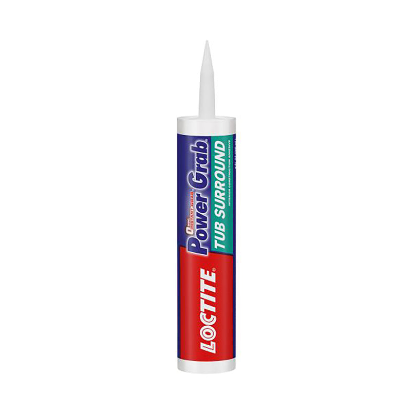 LOCTITE - Loctite Power Grab Tub Surrounds Synthetic Latex Construction Adhesive 10 oz - Case of 12