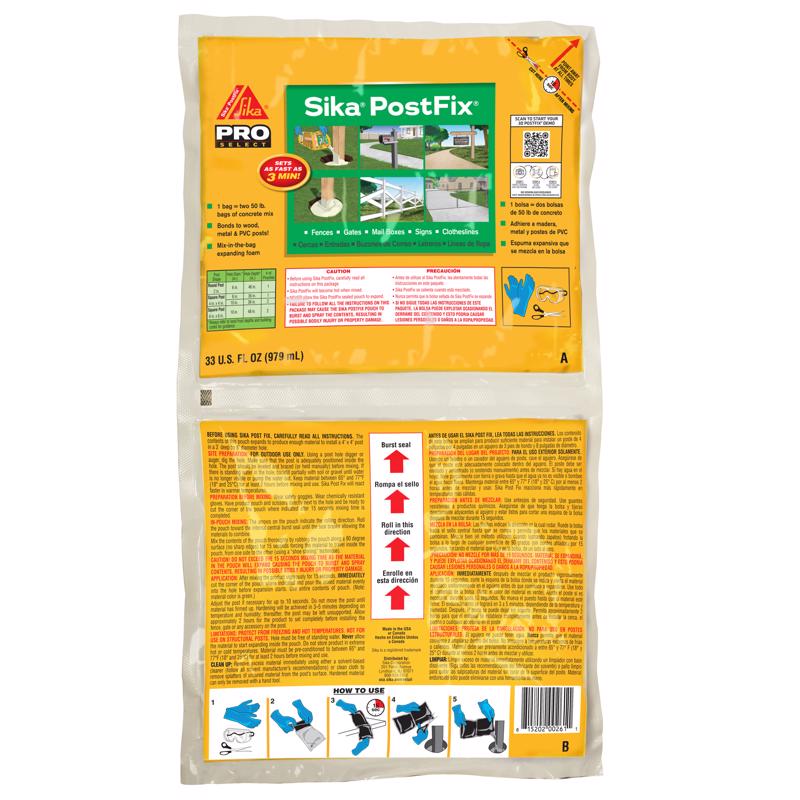 SIKA - Sika Pro Select Fence Post Mix 33 oz