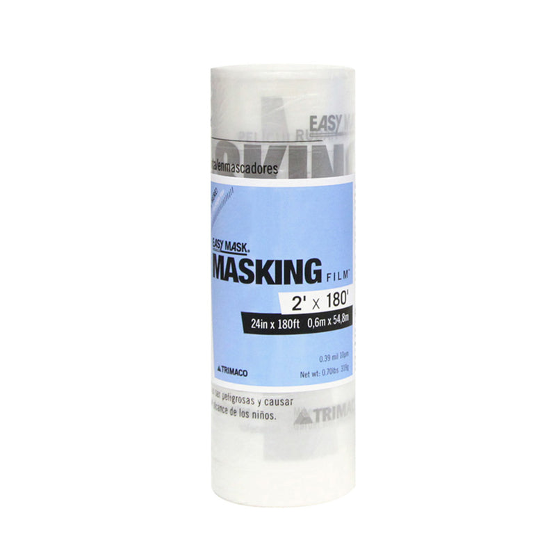 TRIMACO - Easy Mask Masking Film 0.4 mil X 24 in. W X 180 ft. L Plastic/Vinyl Clear 1 pk - Case of 12